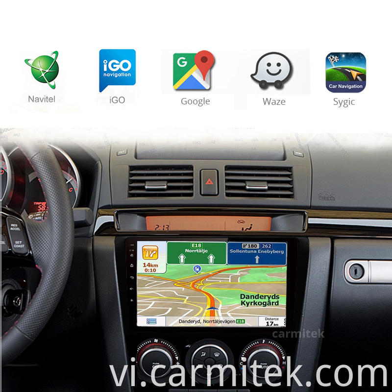 Carmitek head unit for Mazda 3